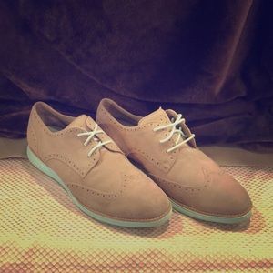 Cole Haan Lunagrand Suede Wingtip Oxfords